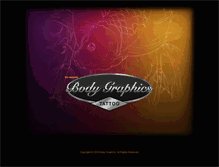 Tablet Screenshot of bodygraphics.com